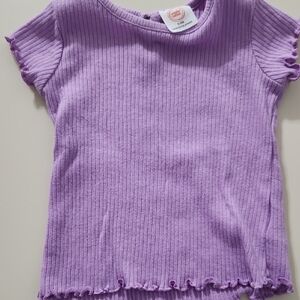 Wonder Nation Lilac Ribbed Tee for Kids